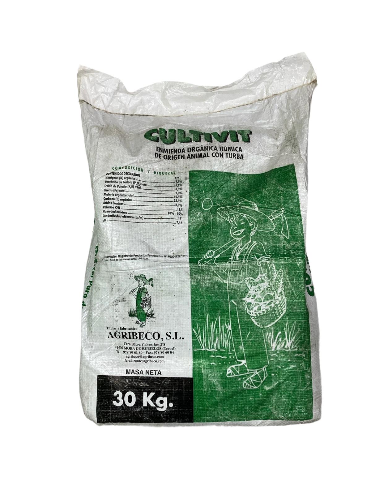 ABONO DE OVEJA 30 KG. ECOLOGICO - CULTIVIT