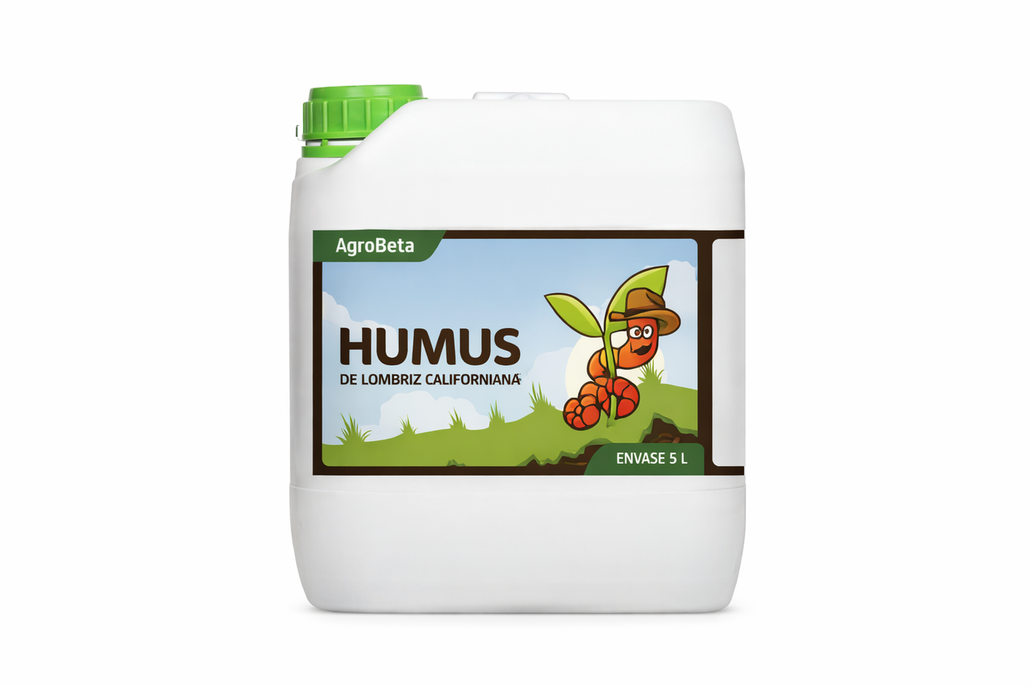 HUMUS LIQUIDO DE LOMBRIZ ROJA CALIFORNIANA 5L.