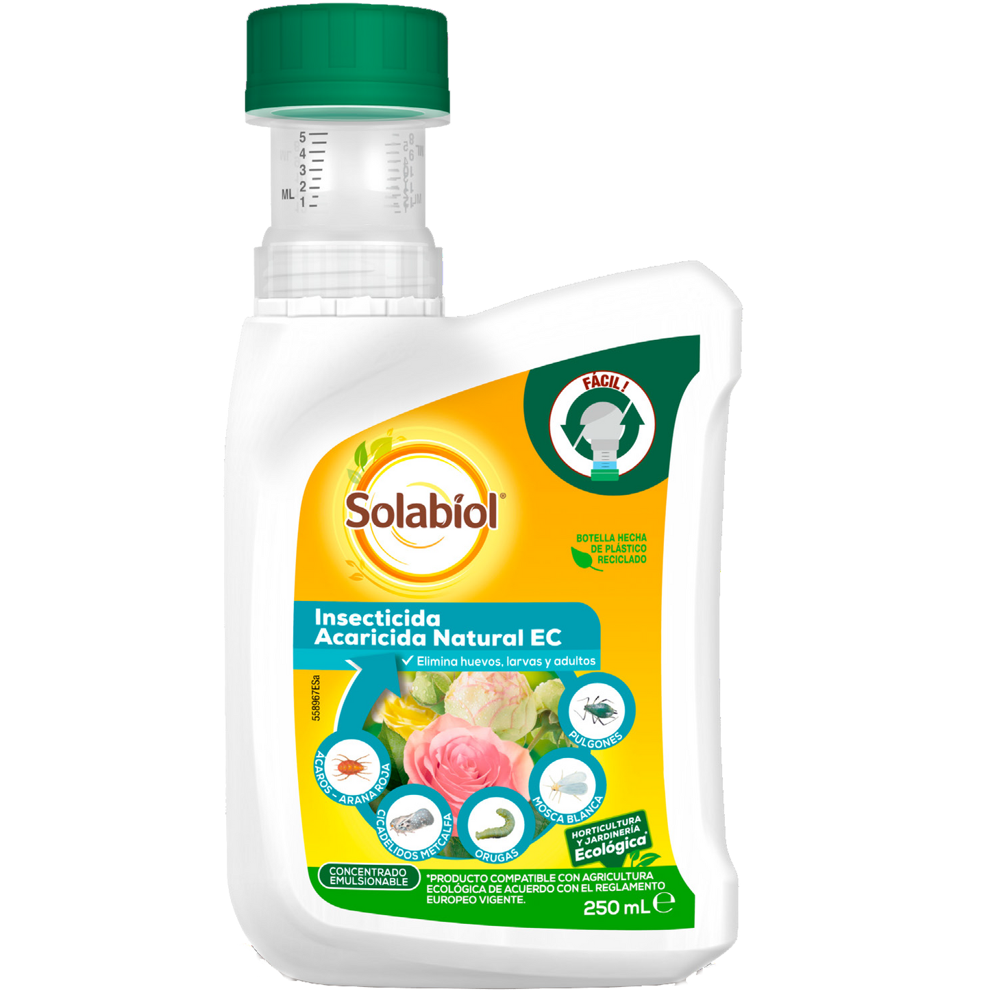 🌿 Solabiol Insecticida Acaricida Natural Ecológico 250 ml