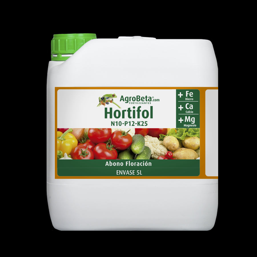 ABONO FLORACION HORTIFOL 5L 10-12-25 APLICACION FOLIAR