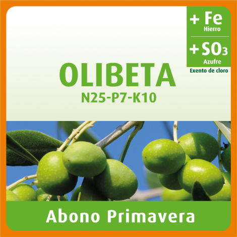 ABONO OLIVO OLIBETA 25-7-10 5L AGROBETA CRECIMIENTO