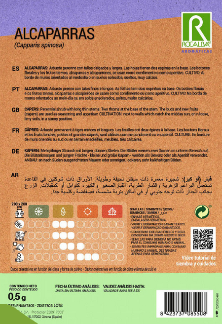 ALCAPARRAS 0,5 GR.