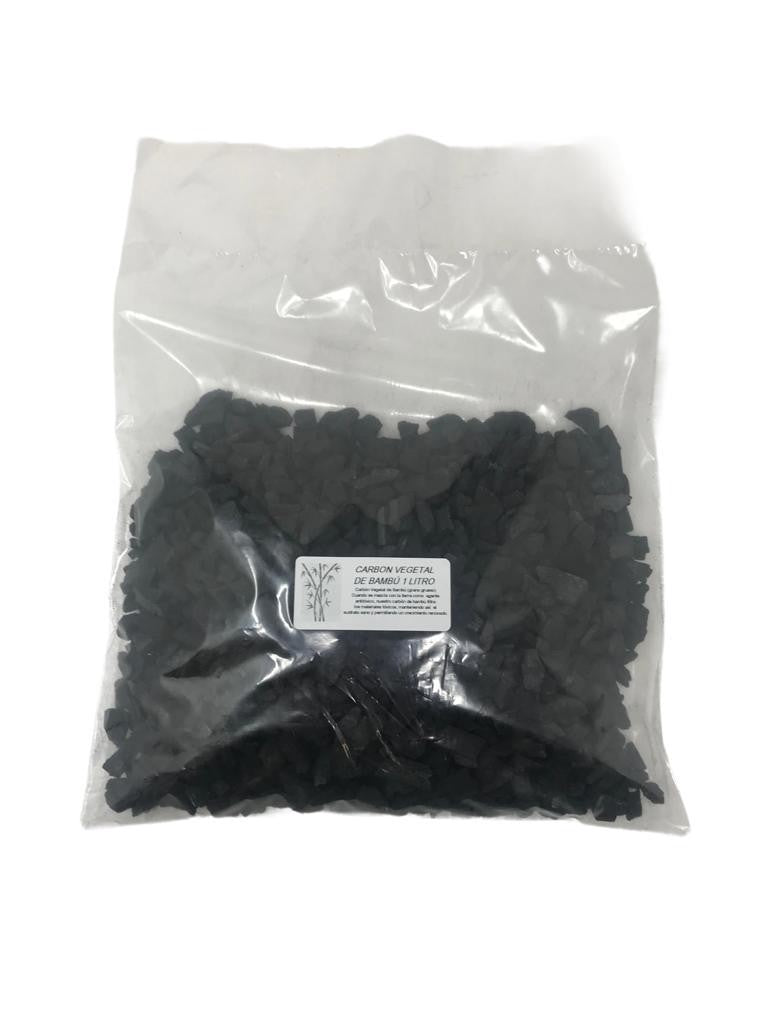 CARBON VEGETAL DE BAMBU 1L GRANO GRUESO