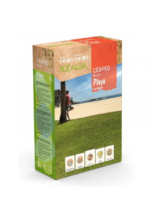 CESPED FORMULA PLAYA CON KIKUYU - 1KG 40M ROCALBA