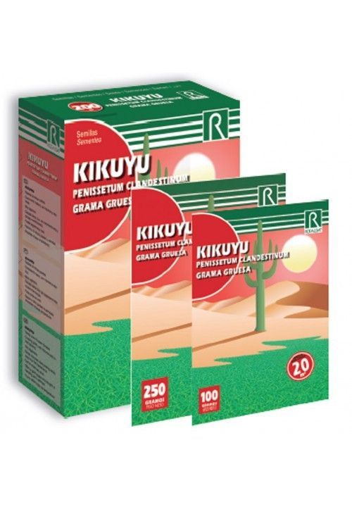 CESPED KIKUYU GRAMA GRUESA 15 m2 SOBRE DE SEMILLAS - 100 gr