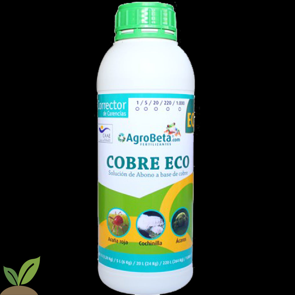 COBRE ECOLOGICO 1 L. CORRECTOR AGROBETA
