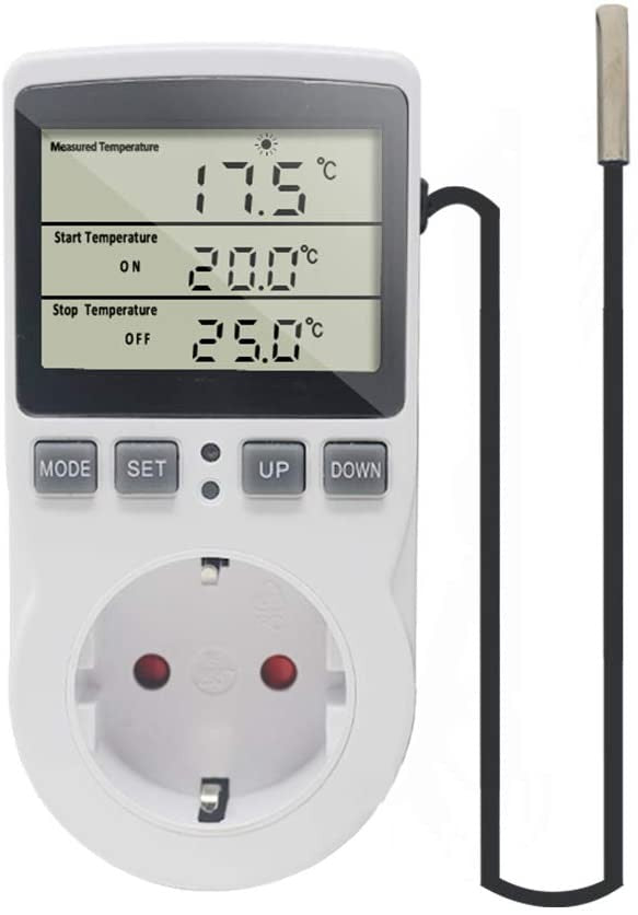 CONTROLADOR - REGULADOR DE TEMPERATURA TERMOSTATO CON SONDA