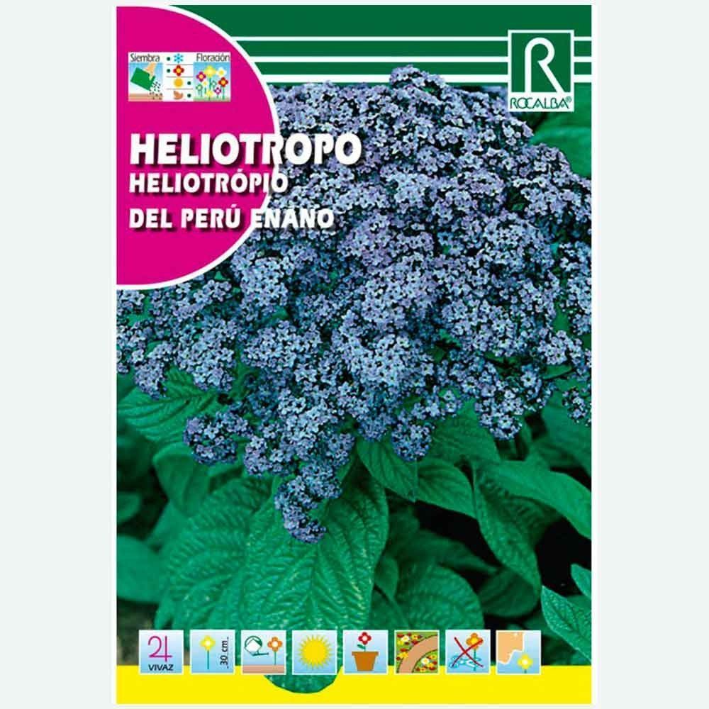 HELIOTROPO DEL PERU ENANO AZUL - SOBRE DE SEMILLAS 0,2G
