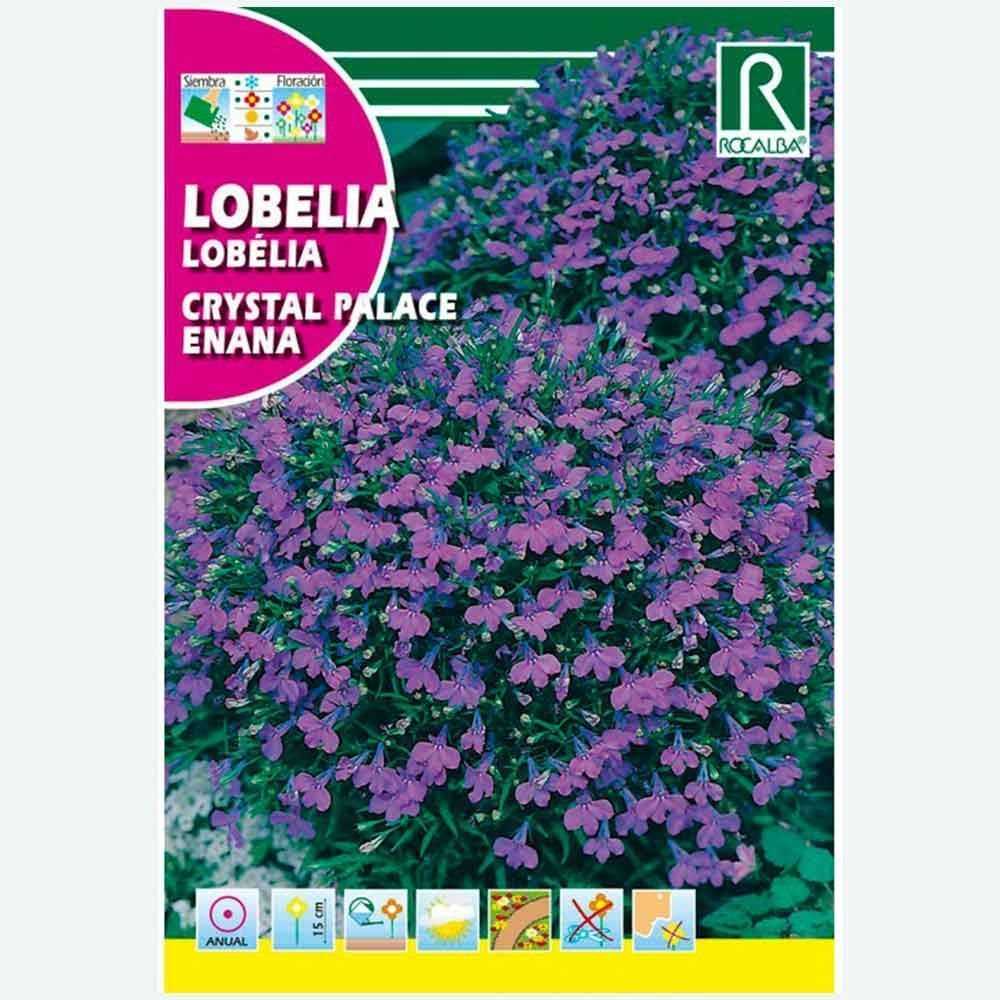LOBELIA CRYSTAL PALACE ENANA AZUL - SOBRE DE SEMILLAS 0,5G