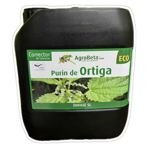 🌿 Purín de Ortigas Ecológico Agrobeta 5 L – Corrector de Carencias y Estimulador Natural