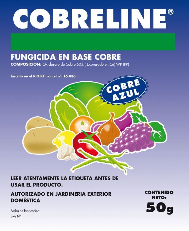 OXICLORURO DE COBRE POLVO MOJABLE 50GR- COBRELINE MASSO