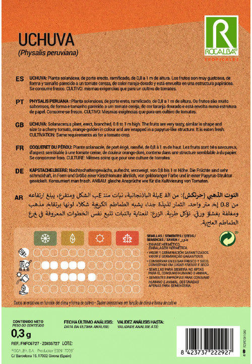 SEM. PHYSALIS UCHUVA - 0.3GR