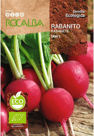 RABANITO SAXA 2 ECO - SOBRE DE SEMILLAS 5 Gr.