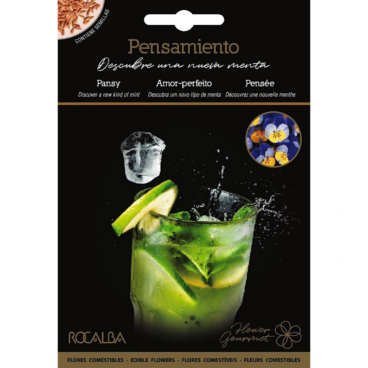 SEM. PENSAMIENTO "NUEVA MENTA" 0.5GR - GOURMET