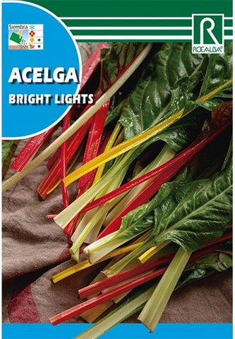 SEMILLAS ACELGA BRIGHT LIGHTS - COLORES 10 GR.
