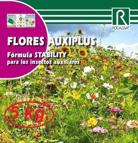 SEMILLAS AUXIPLUS STABILITY 5 KG. - FORMULA PARA INSECTOS AUXILIARES ROCALBA