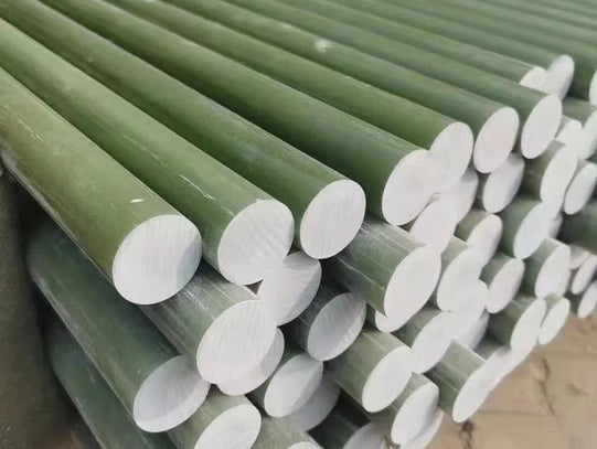 TUTOR FIBRA DE VIDRIO MACIZO 80 CM X 10 MM VERDE PACK- 10 UNID.