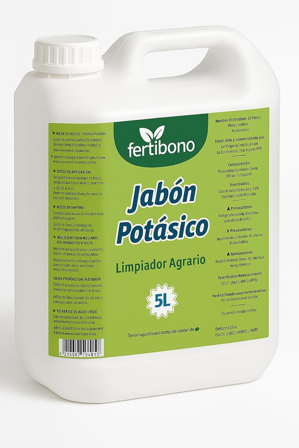 JABON POTASICO 5L - FORMULA ECOLOGICO 100% BIODEGRADABLE