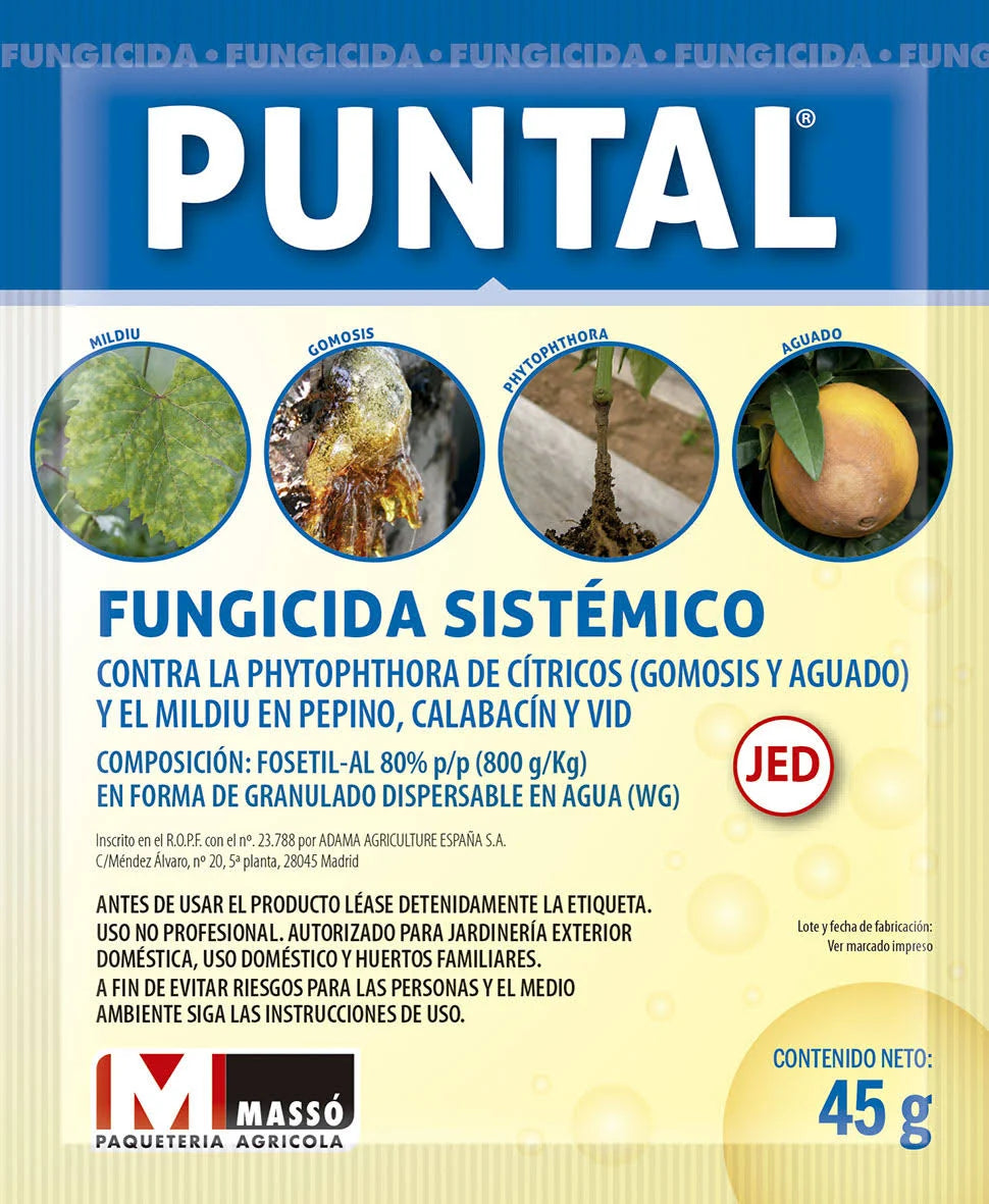 FOSETIL-AL 80% CONTRA MILDIU, PHYTOPTORA, GOMOSIS, AGUADO Y MILDIU
