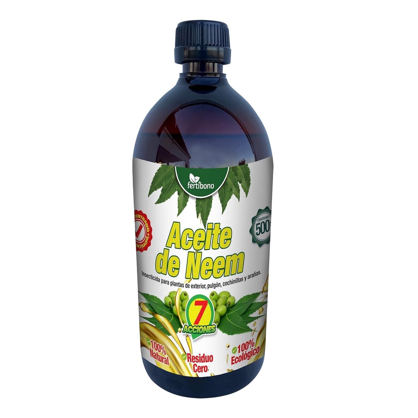 HUILE DE NEEM 500 ML. 100% NATUREL - PUR