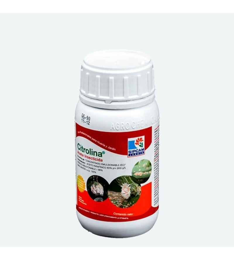 ÓLEO DE PARAFINA INSECTICIDA ECOLÓGICO CITROLINA 100ml - Pulgões, Cochonilhas e Ácaros