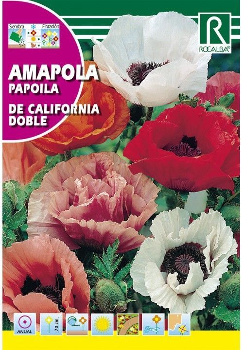 AMAPOLA DOBLE DE CALIFORNIA 2 GRAMOS
