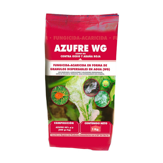 AZUFRE MOJABLE  1 kg. CONTRA OIDIO Y ARAÑA ROJA - ECOLOGICO
