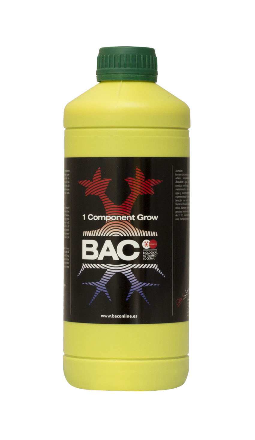 BAC 1 COMPONENT GROW 1L - FERTILIZANTE MINERAL DE CRECIMIENTO
