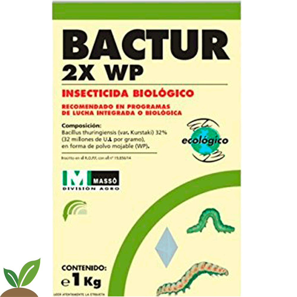 BACILLUS THURINGIENSIS BACTUR 32% - SACO DE 1 KG (USO PROFISSIONAL)