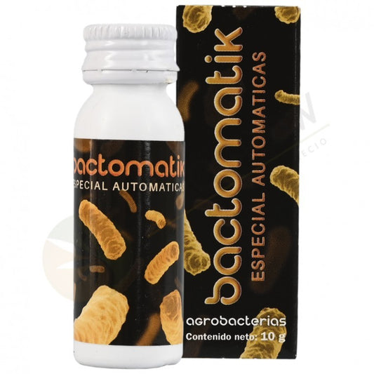 BACTOMATIK AGROBACTERIAS 10 gr. Estimulante de crescimento e floração para plantas automáticas.