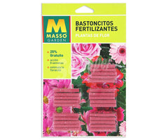 VARAS FERTILIZANTES 25 UNIDADES. PLANTAS DE FLORES - MASSO