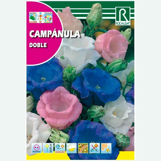 CAMPANULA DOBLE VARIADA - SOBRE DE SEMILLAS 1G