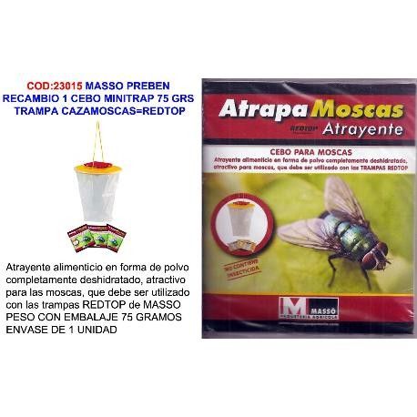 CEBO ATRAYENTE PARA MOSCAS MASSO - RECAMBIO TRAMPA RED 45 GR.