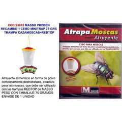 MASSO ISCA ATRAENTE PARA MOSCA - ARMADILHA DE REDE DE SUBSTITUIÇÃO 45 GR.
