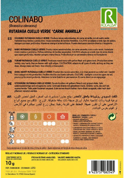 COLINABO - COLIRABANO CARNE AMARILLA SOBRE 10 GR.