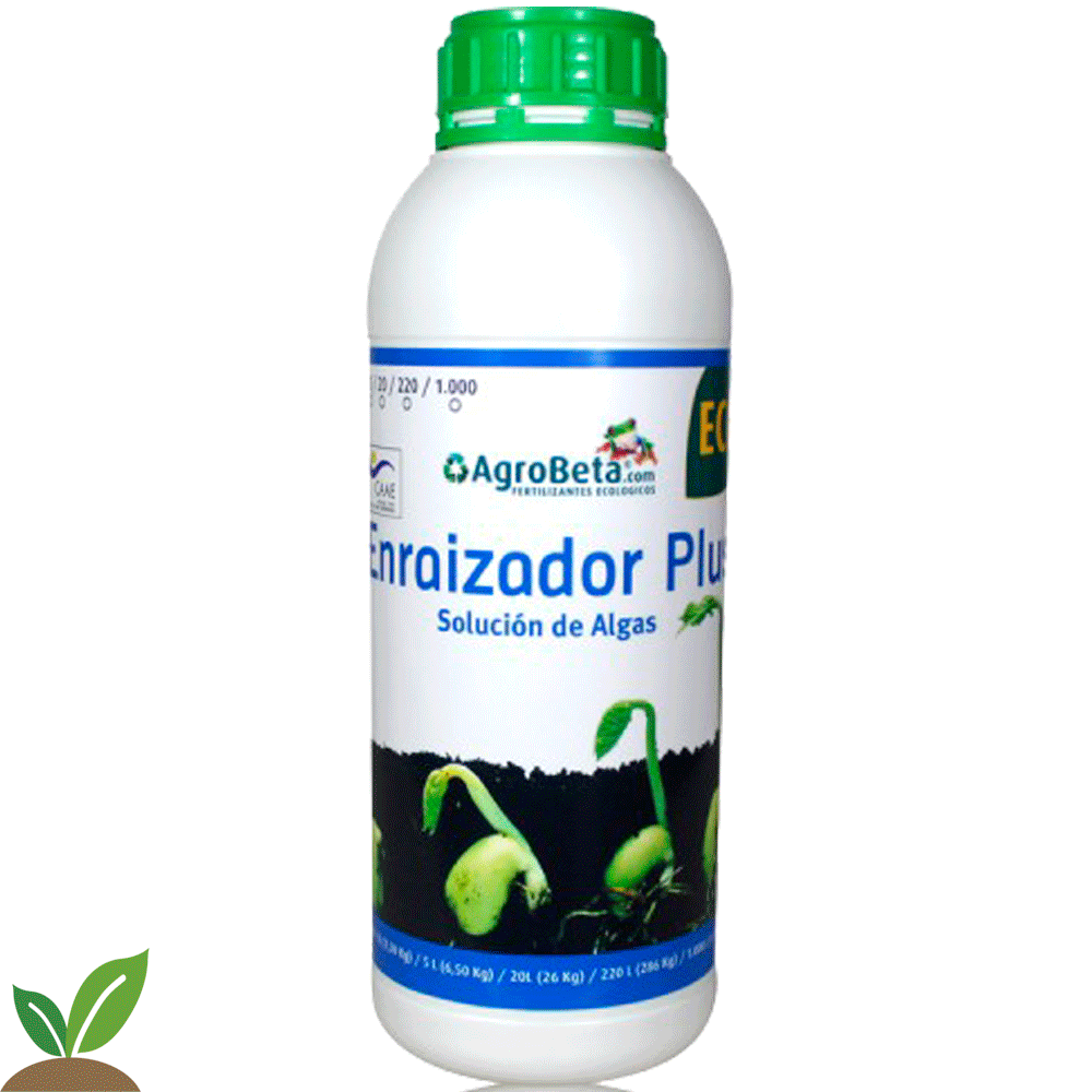 ENRAIZADOR 1L PLUS ECO. AGROBETA - EXTRACTO DE ALGAS