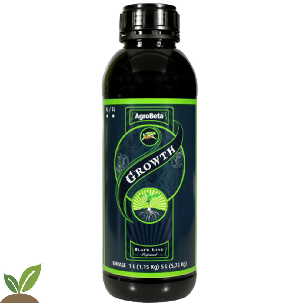 FERTILIZANTE ECOLOGICO GROWTH BLACK LINE 1L. CRECIMIENTO