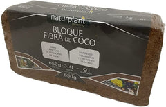 FIBRA DE COCO PRENSADA 650 GR. - 9 LITROS