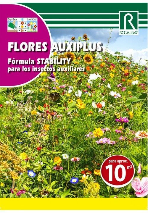 FLEURS AUXIPLUS - FORMULE POUR INSECTES AUXILIAIRES 10 M²