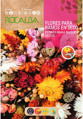 FLORES PARA RAMOS SECOS - ENVELOPE DE SEMENTES 3G