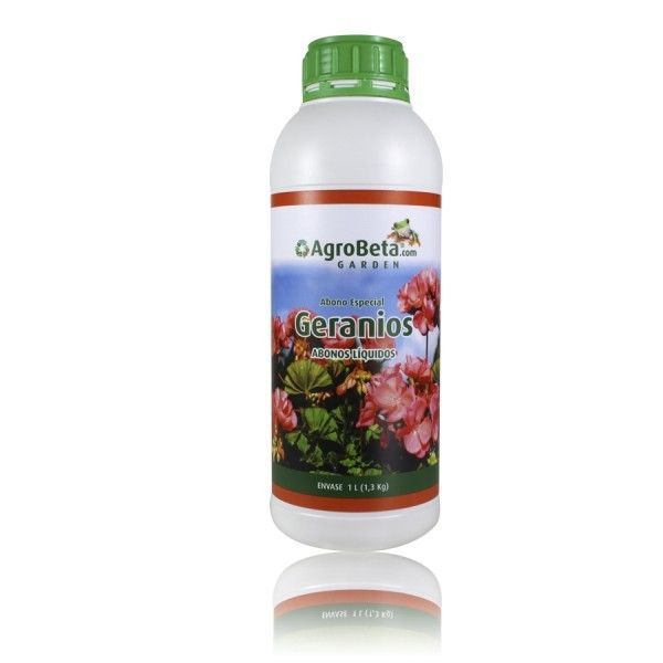 GERANIOS 1 L - ABONO LIQUIDO ESPECIAL GERANIOS