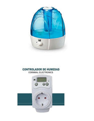 HUMIDIFICADOR 4L + CONTROLADOR REGULADOR DE HUMEDAD DIGITAL