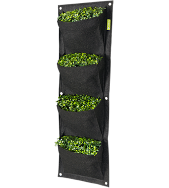 JARDIN VERTICAL 4 SLOTS - PROPOT GEOTEXTIL PARED
