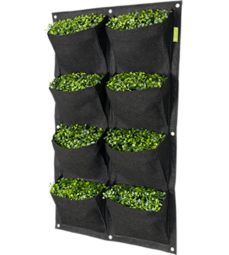 JARDIN VERTICAL 8 SLOTS - PROPOT GEOTEXTIL PARED