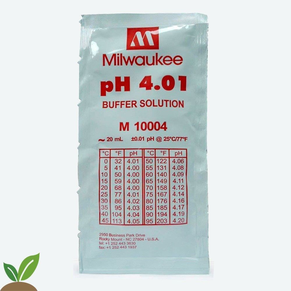 CALIBRADOR DE PH LÍQUIDO 4.01 MILWAUKEE - HANNA M10004 - 20 ML