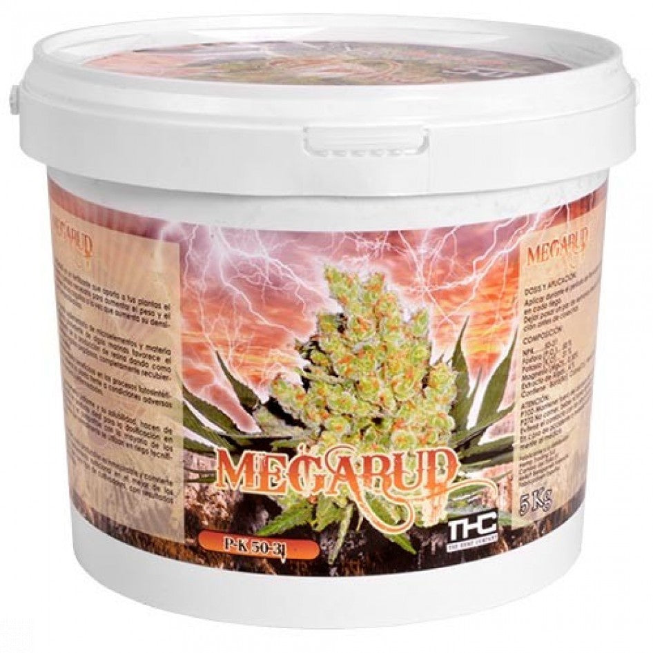 MEGABUD THC 5KG  PK 50/30 - FERTILIZANTE FLORACION Y ENGORDE