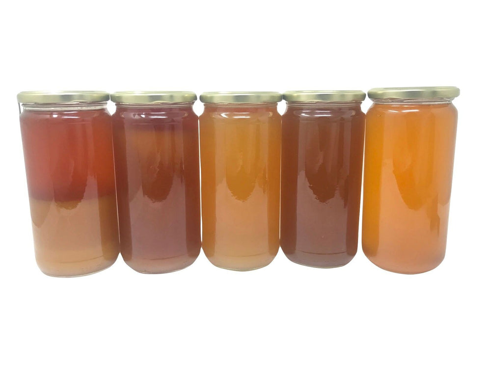 MIEL PURA DE MIL FLORES 100% NATURAL  1KG FRASCO DE CRISTAL