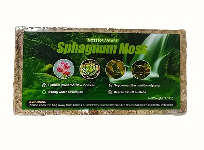 MUSGO DE SPHAGNUM PRENSADO 100 GRAMOS