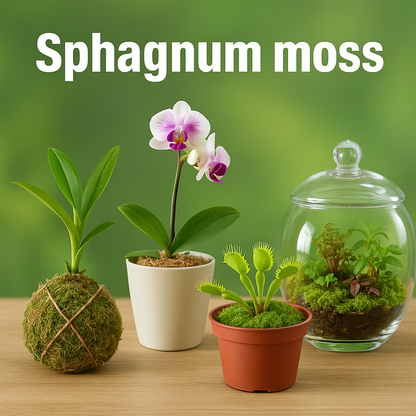 MUSGO DE SPHAGNUM PRENSADO 100 GRAMOS