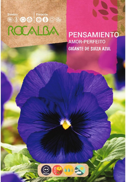 PENSAMIENTO GIG.DE SUIZA AZUL  - SOBRE DE SEMILLAS 0,5G